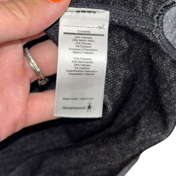 Smartwool Active Reset Gray Hooded Sleeveless Pullover Women’s M Athleisure Top - Picture 7 of 10